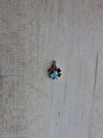 Multicolor Flower Charm 12