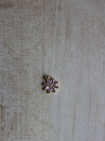 Pink Flower Charm 36